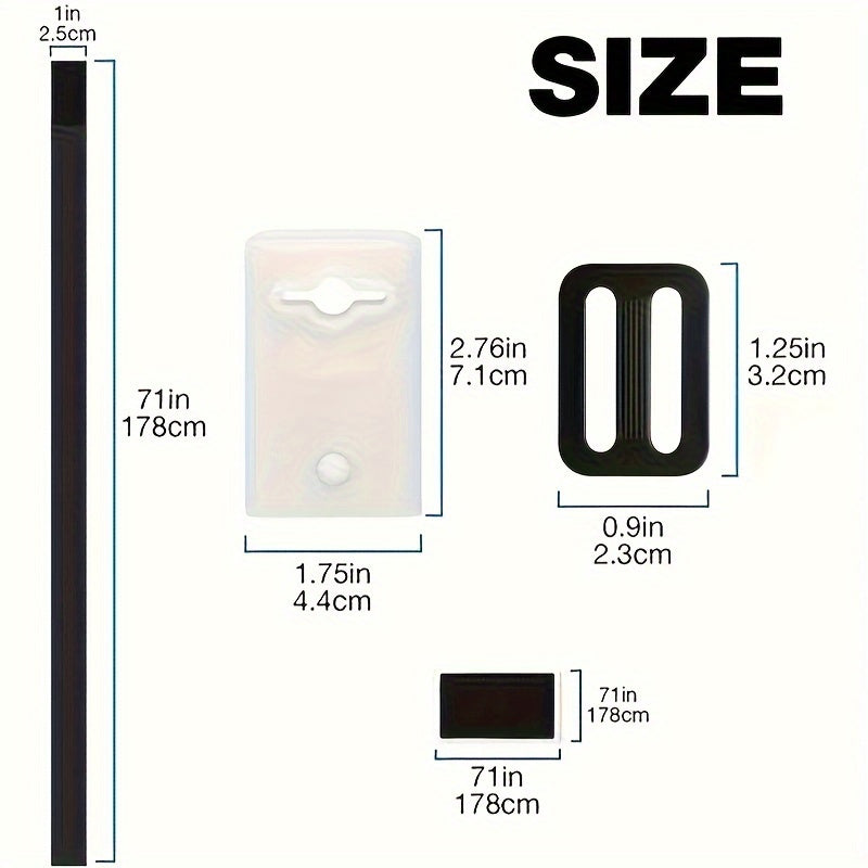 Solar Cover Reel Attachment Kit, 8 Straps & Fastener Tabs