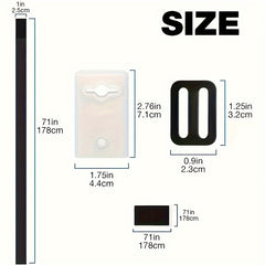 Solar Cover Reel Attachment Kit, 8 Straps & Fastener Tabs
