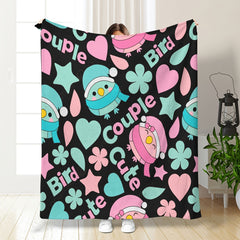 Cartoon Printed Blanket for Home & Outdoor Use