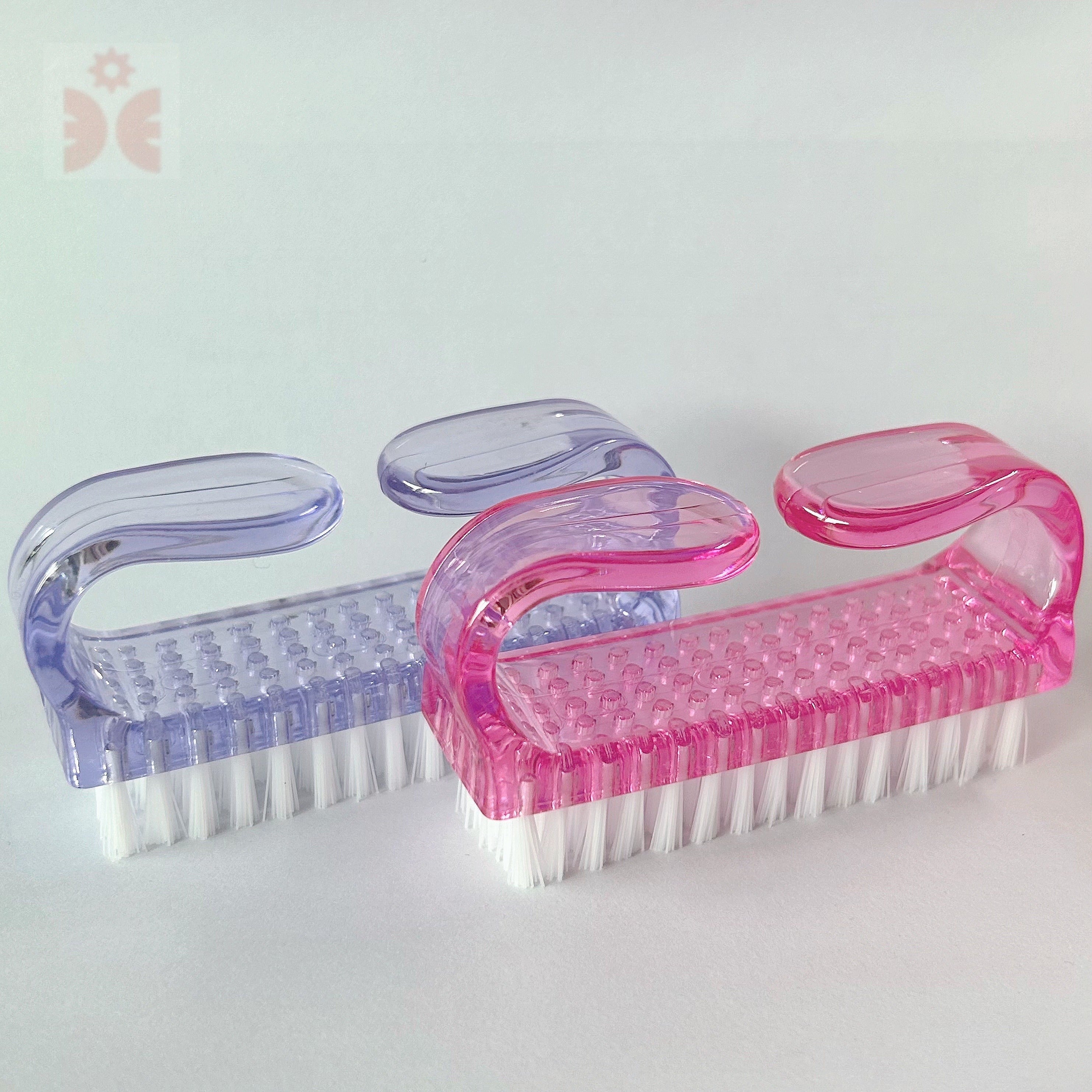 Handle Grip Nail Brush Cleaning Kit Pedicure For Toes and Nails