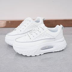Waterproof Platform Chunky Sneakers Height Increasing Running Shoes