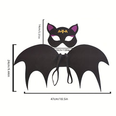 2pcs Bat Wing Mask Set for Christmas Halloween Cosplay