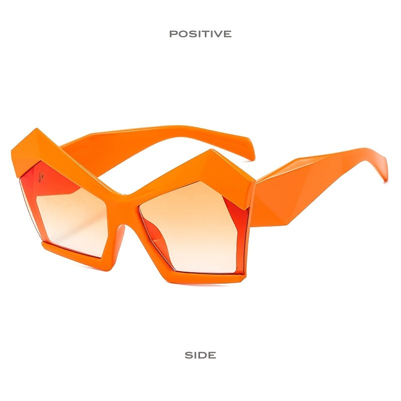 Vintage Gradient Cat Eye Sunglasses Women Oversized Shades
