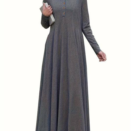 Casual Jalabiya Dress Women's Plus Maxi Dress