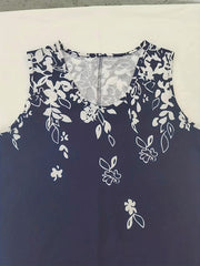Floral Print Tank Top Sleeveless Casual Summer Women's Clothing