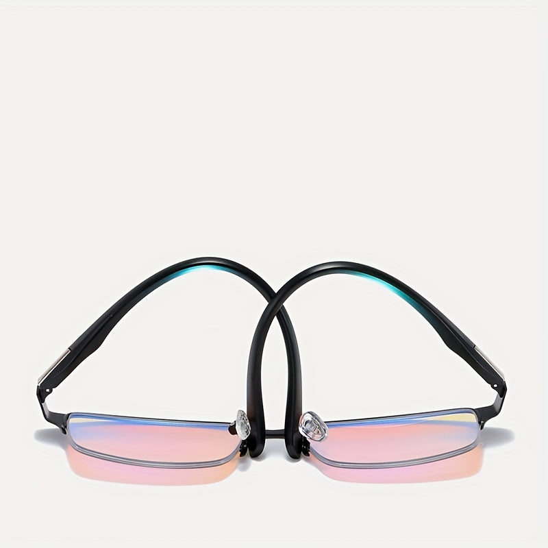 Men's TR90 Blindness Detection Driving Glasses with Detection Chart
