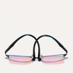 Men's TR90 Blindness Detection Driving Glasses with Detection Chart
