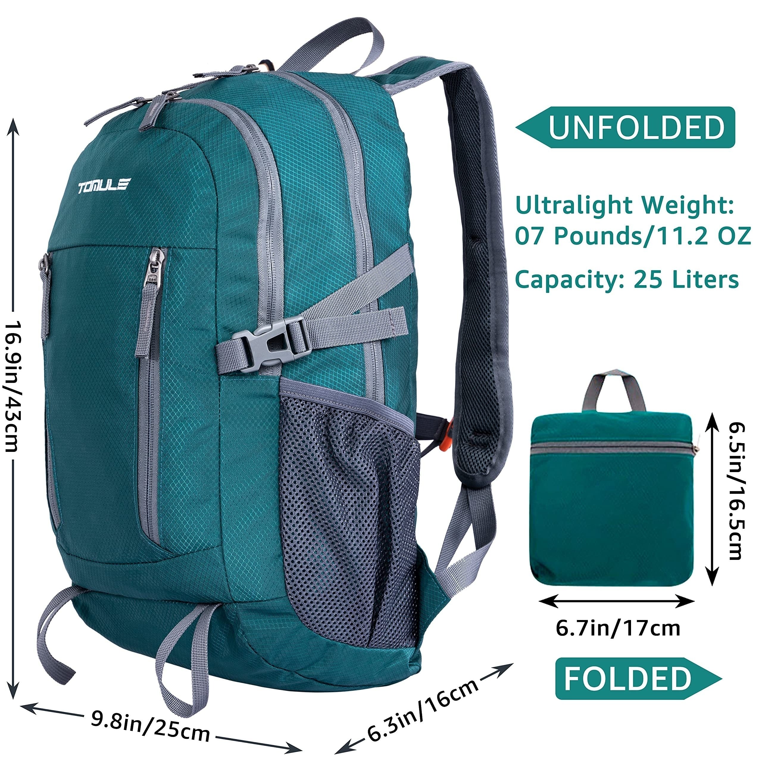 25L Ultralight Backpack for Travel, Hiking, Camping