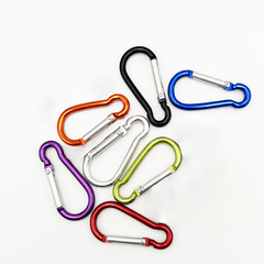 10pcs Aluminum Carabiner Outdoor Keychain Random Gourd Shape