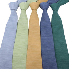 Classic Polyester Necktie Wedding Tie Vintage Skinny Men's Tie