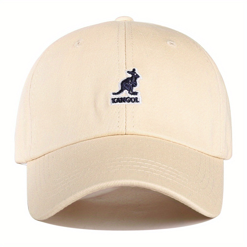 1pc Unisex Animal Embroidered Plain Baseball Cap for Couple Dad