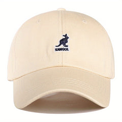 1pc Unisex Animal Embroidered Plain Baseball Cap for Couple Dad
