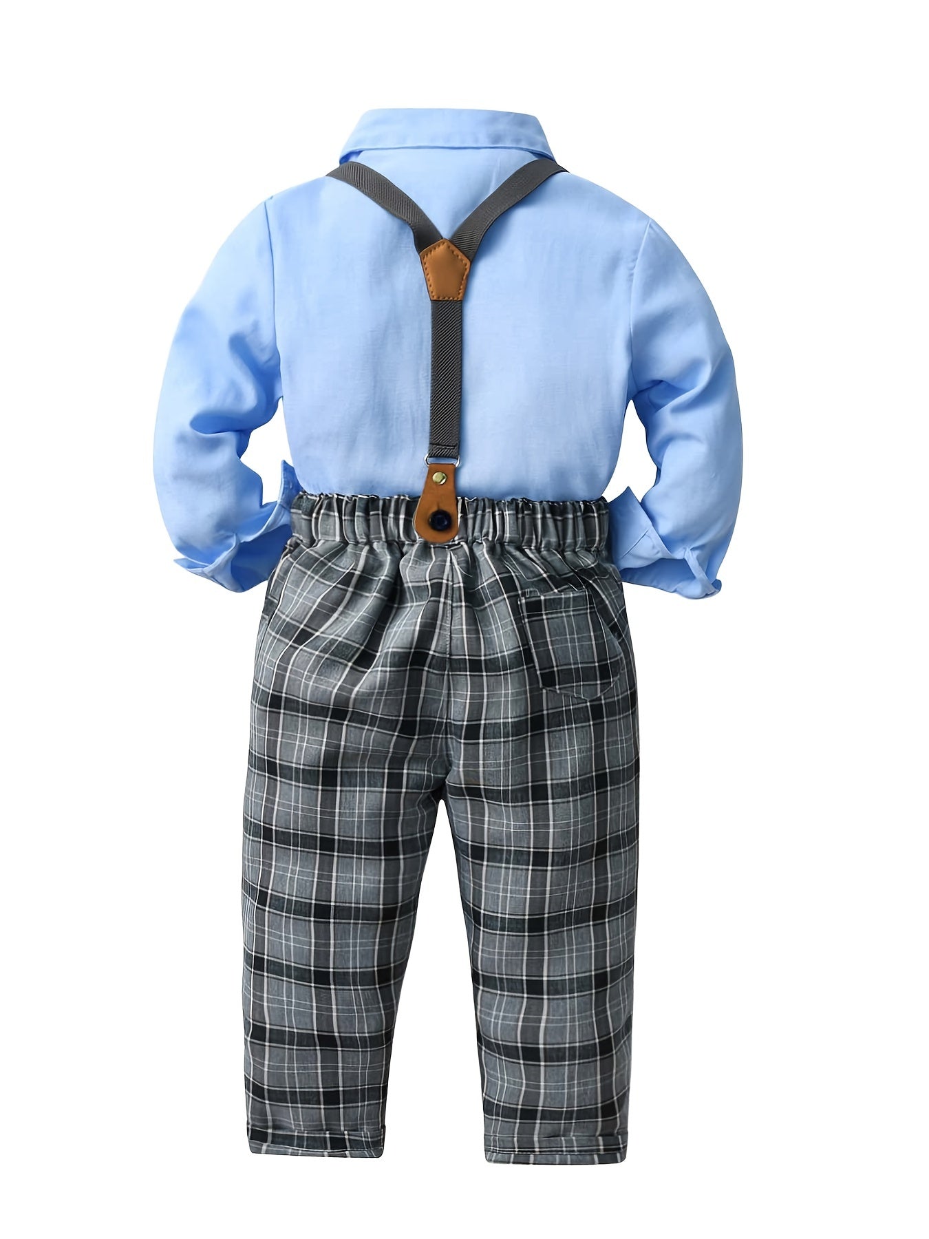Boys Gentleman Outfit Shirt & Pants Set Kids Clothes