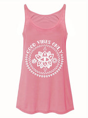 Graphic Sleeveless Tank Top for Women