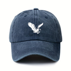 Unisex Eagle Printed Retro Baseball Cap Adjustable Sunscreen Hat