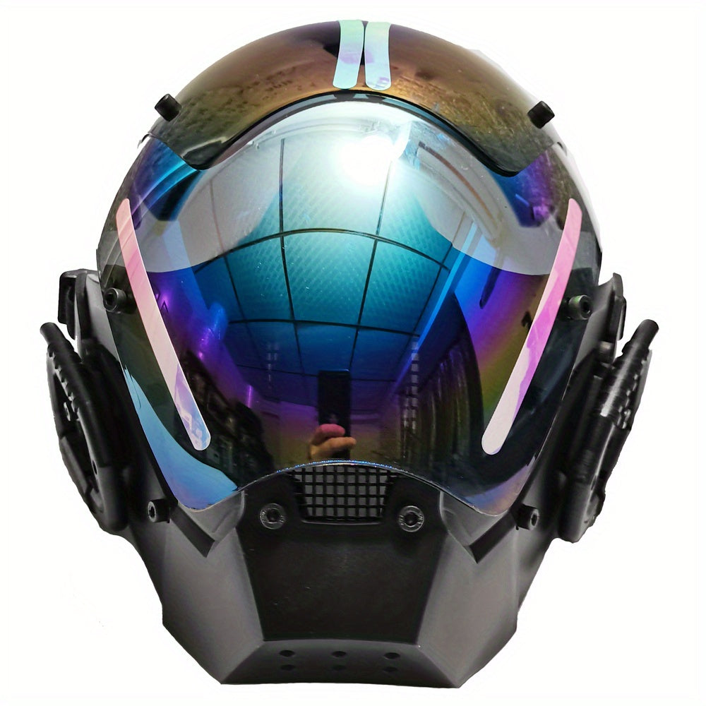 Colorful Cyber Mask for Halloween and Festivals