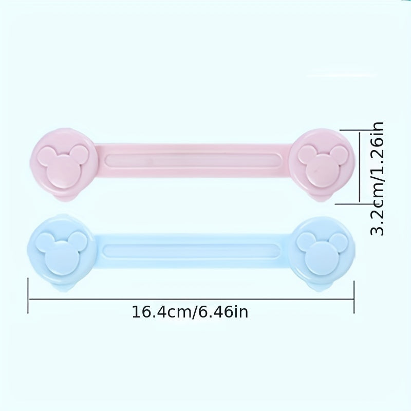 3pcs Baby Safety Locks Drawer Locks Multifunctional Baby Protection Locks