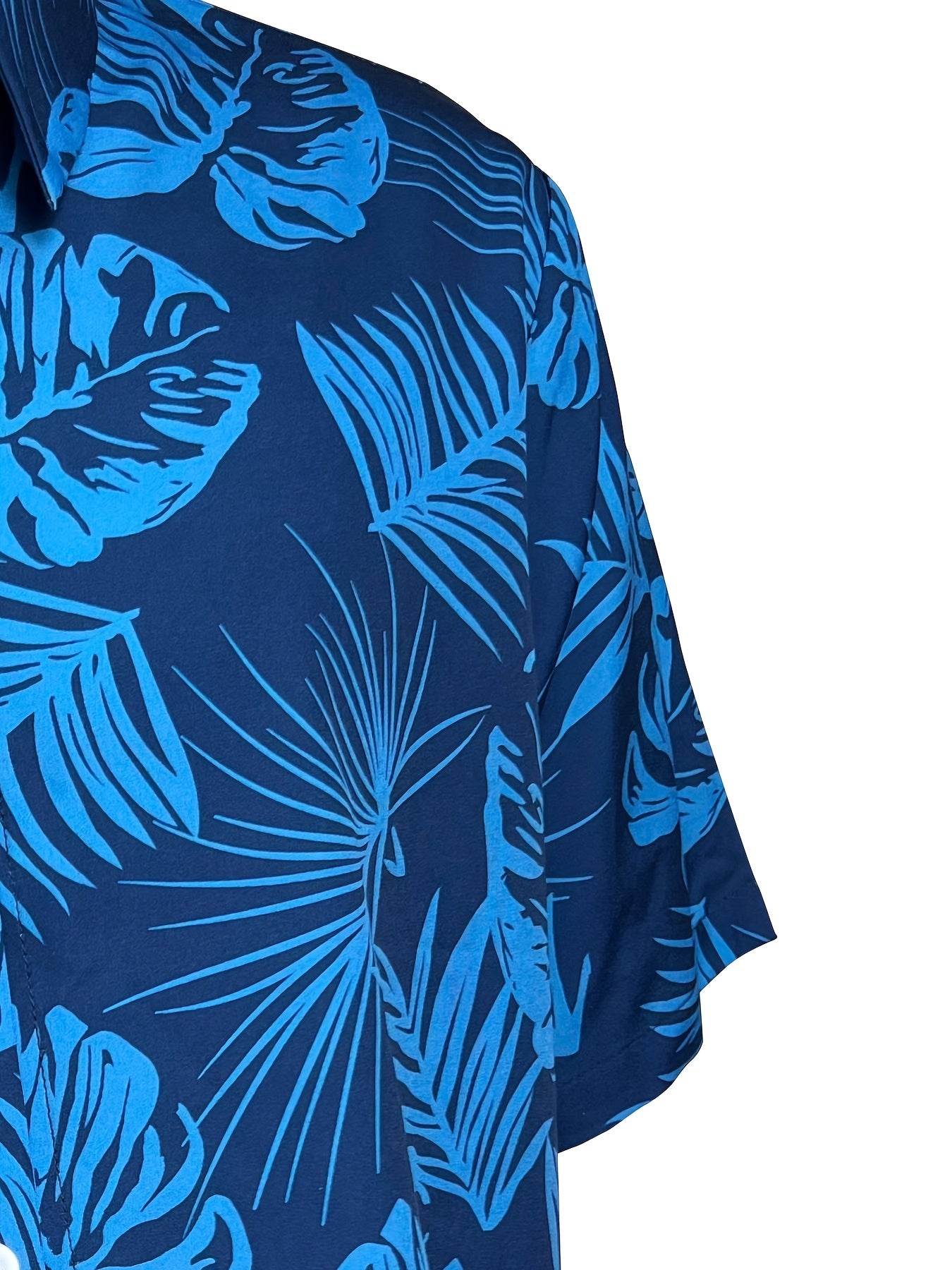 Tropical Pattern Short Sleeve Hawaiian Shirt for Men
