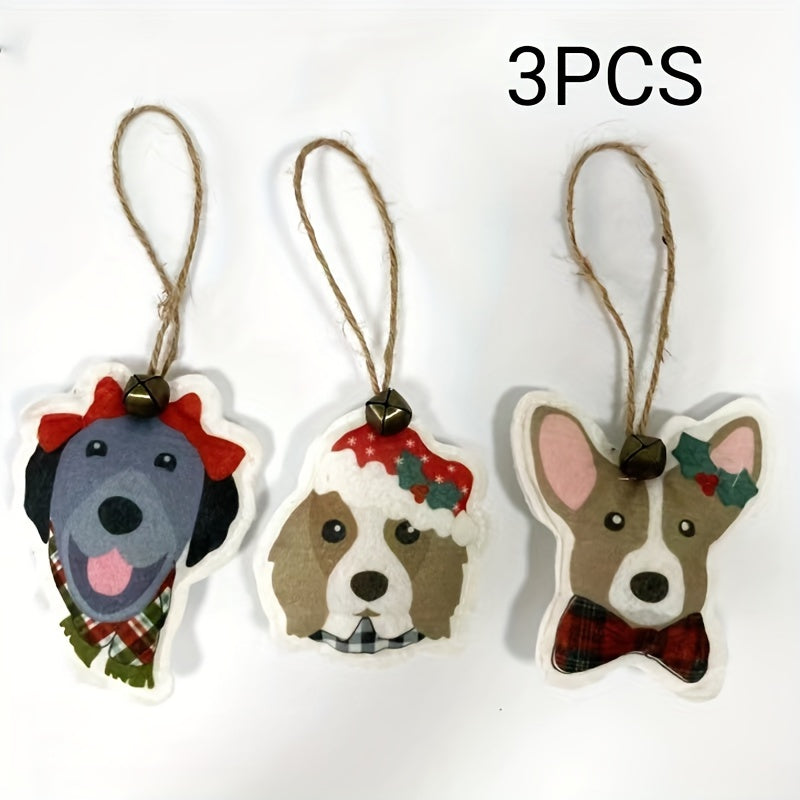 Mini Christmas Sense Dog Pendant Christmas Gift