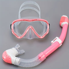 Dry Breathing Tube Diving Goggles Snorkeling Mask - Comfortable Silicone Design