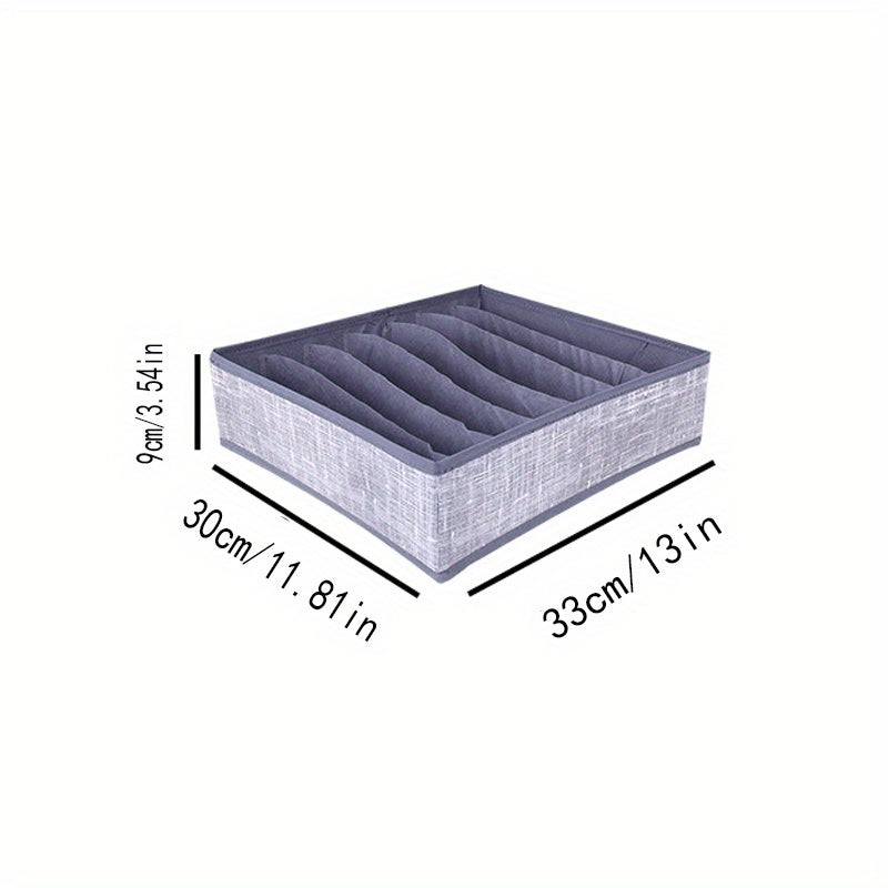 Underwear Storage Box Lightweight Organizer Container With Grids