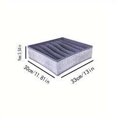 Underwear Storage Box Lightweight Organizer Container With Grids