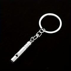 Survival Whistle Sunglasses Keychain Bag Pendant