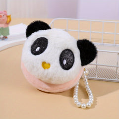 Cartoon Plush Animal Messenger Bag - Holiday Gift For Girls