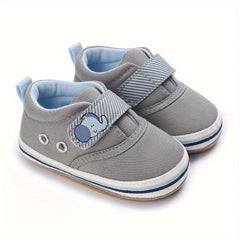 Cartoon Baby Boys Sneakers Lightweight Non Slip Shoes for Indoor Outdoor Walking