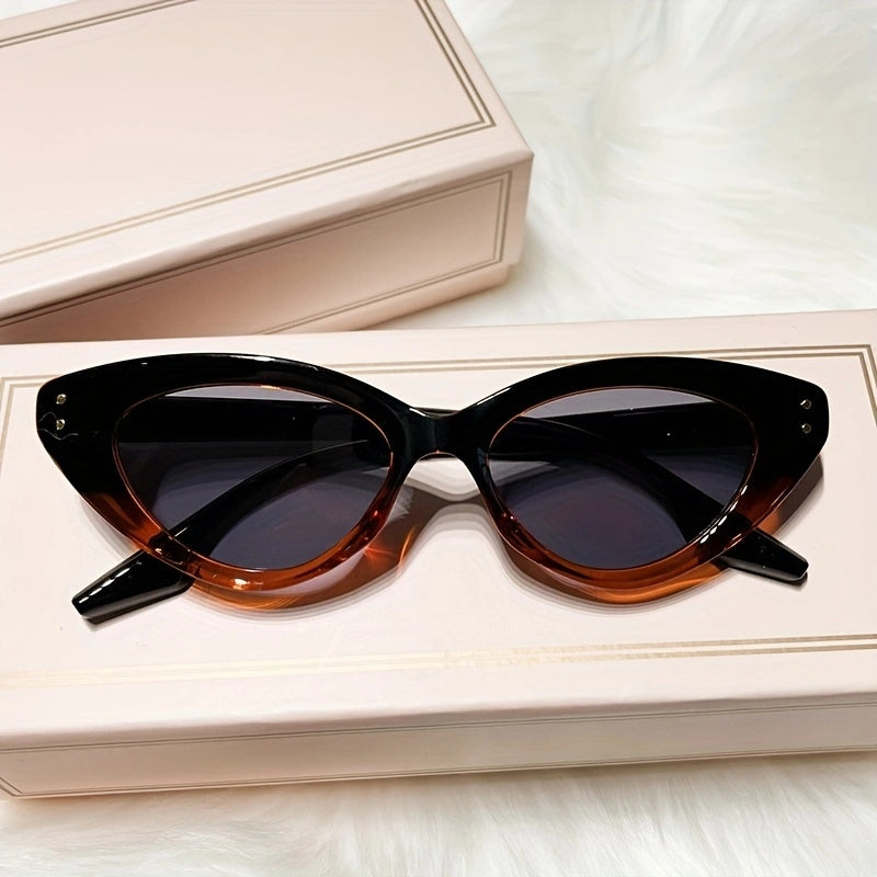 Cat Eye Sunglasses Casual Gradient Lens Glasses UV400
