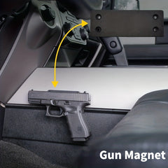 Rubber Coated Gun Magnet Holder for Pistols Rifles Shotguns