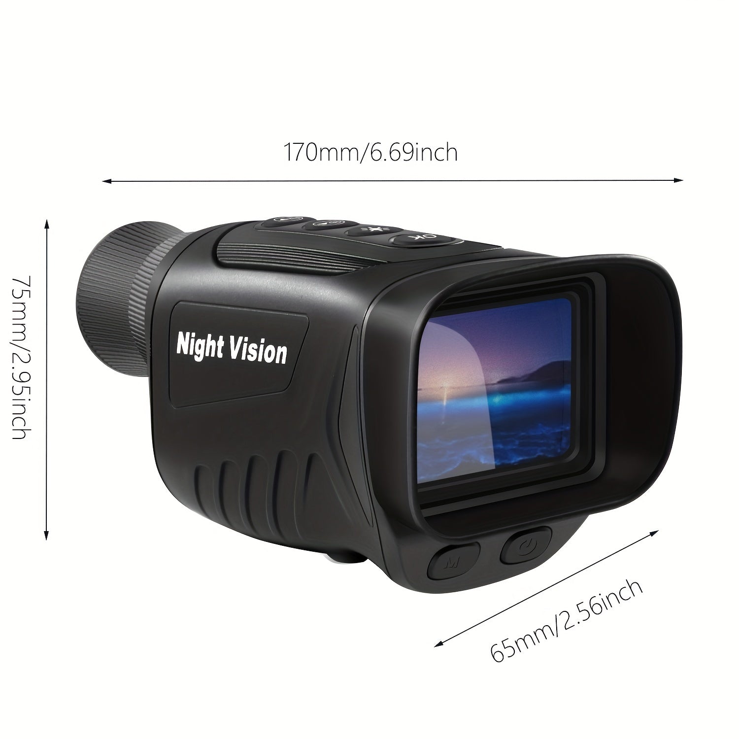 Monocular Night Vision 8X Digital Zoom 2.5KD HD Night Vision