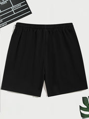 Men's Linen Blend Shorts Drawstring Casual Loose Summer Shorts