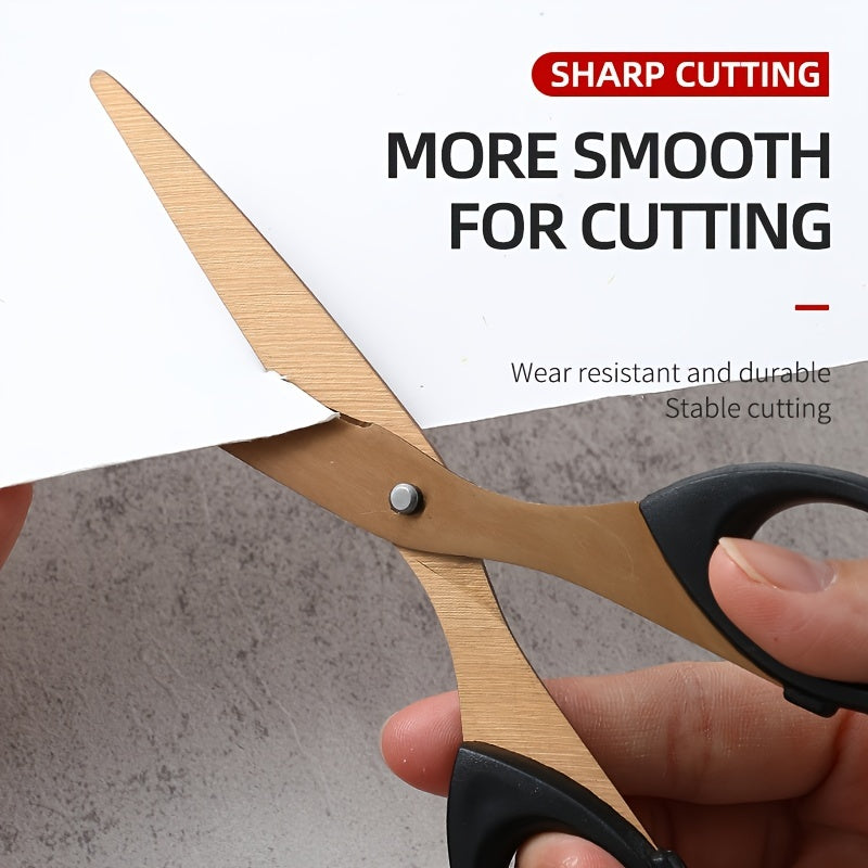 Non Stick Scissors Stainless Steel Paper Cutter School Stationery Crafts Scissor