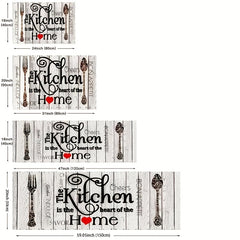 Soft Cushioned Anti Fatigue Kitchen Rug Waterproof Non Slip Kitchen Rugs