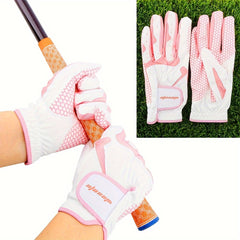 Women's Non Slip Golf Gloves - Breathable Microfiber Cloth for Enhanced Grip