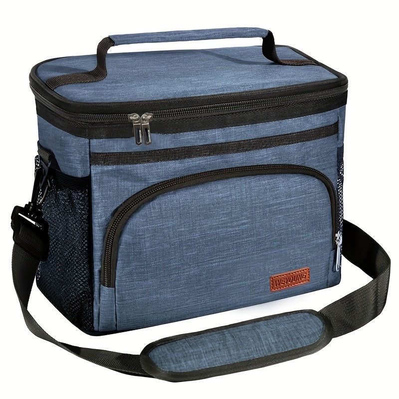 Insulated Lunch Bag Leakproof Cooler Tote Bag Adjustable Shoulder Strap
