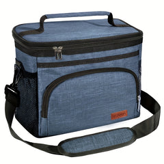 Insulated Lunch Bag Leakproof Cooler Tote Bag Adjustable Shoulder Strap