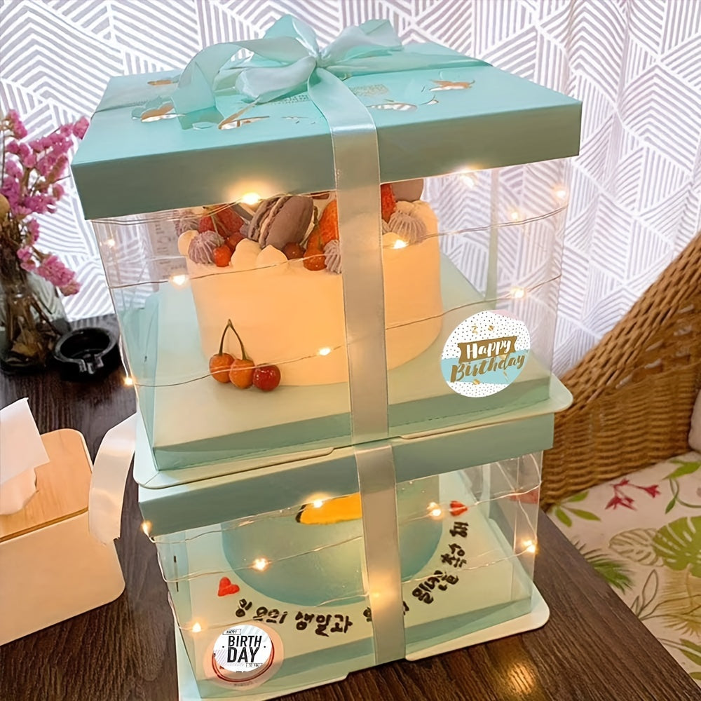 500pcs Happy Birthday Decoration Sticker 1.0inch Envelope Birthday Gift Label
