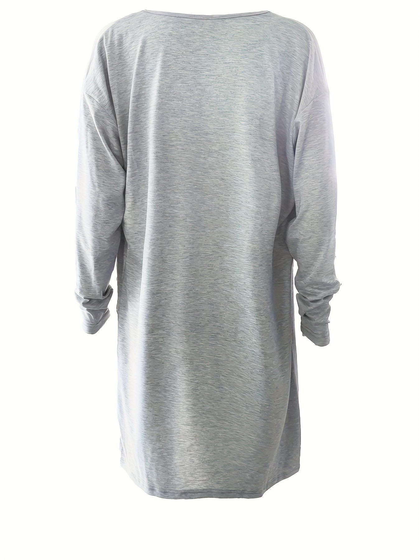 Casual Cardigan Women's Solid Long Sleeve Open Front