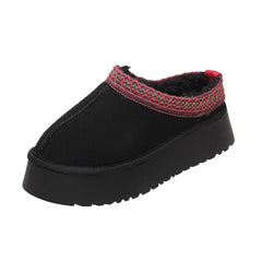 Women's Plush Lined Platform Slip-On Boots