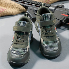 Camouflage Basketball Shoes for Boys Breathable Non Slip Sneakers
