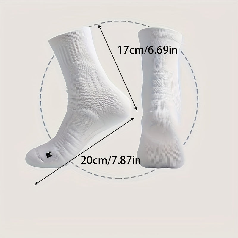 3 Pairs Men's Thickened B-Ball Socks R&L