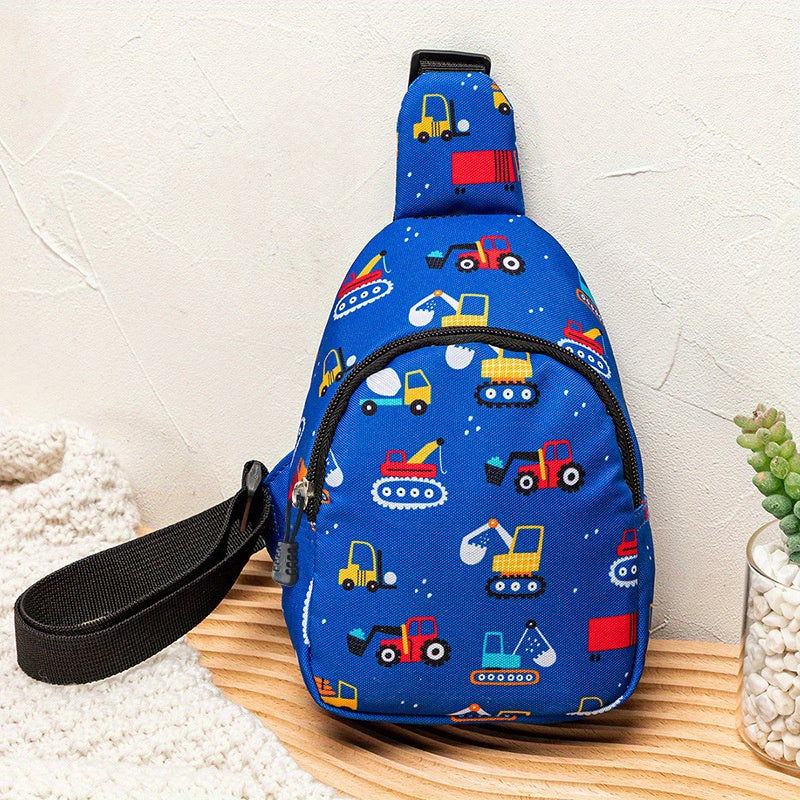 Kids Cartoon Crossbody Bag for Outdoor Travel