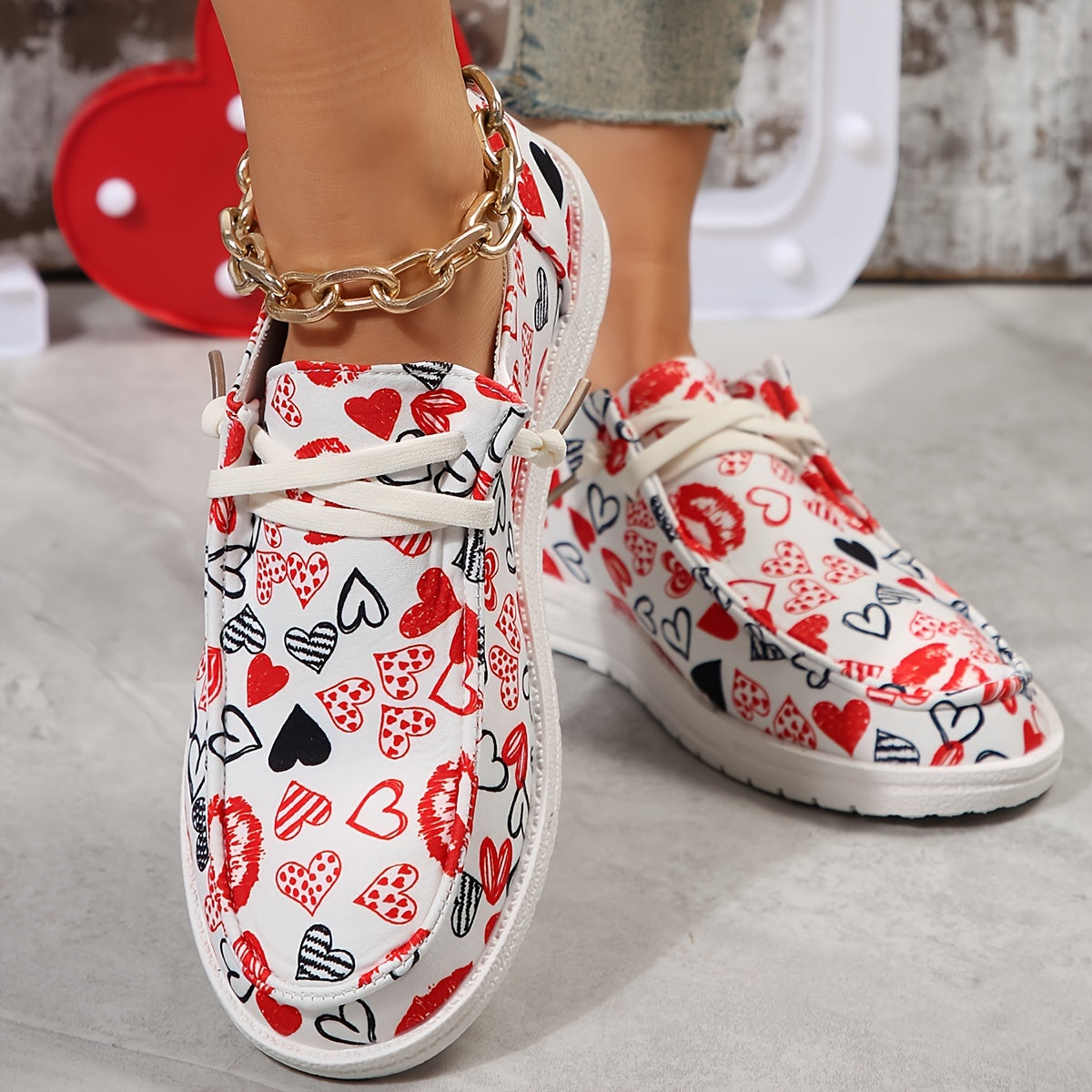 Fashionable & Versatile Flat Sports Shoes Casual Wear-resistant Boat Shoes