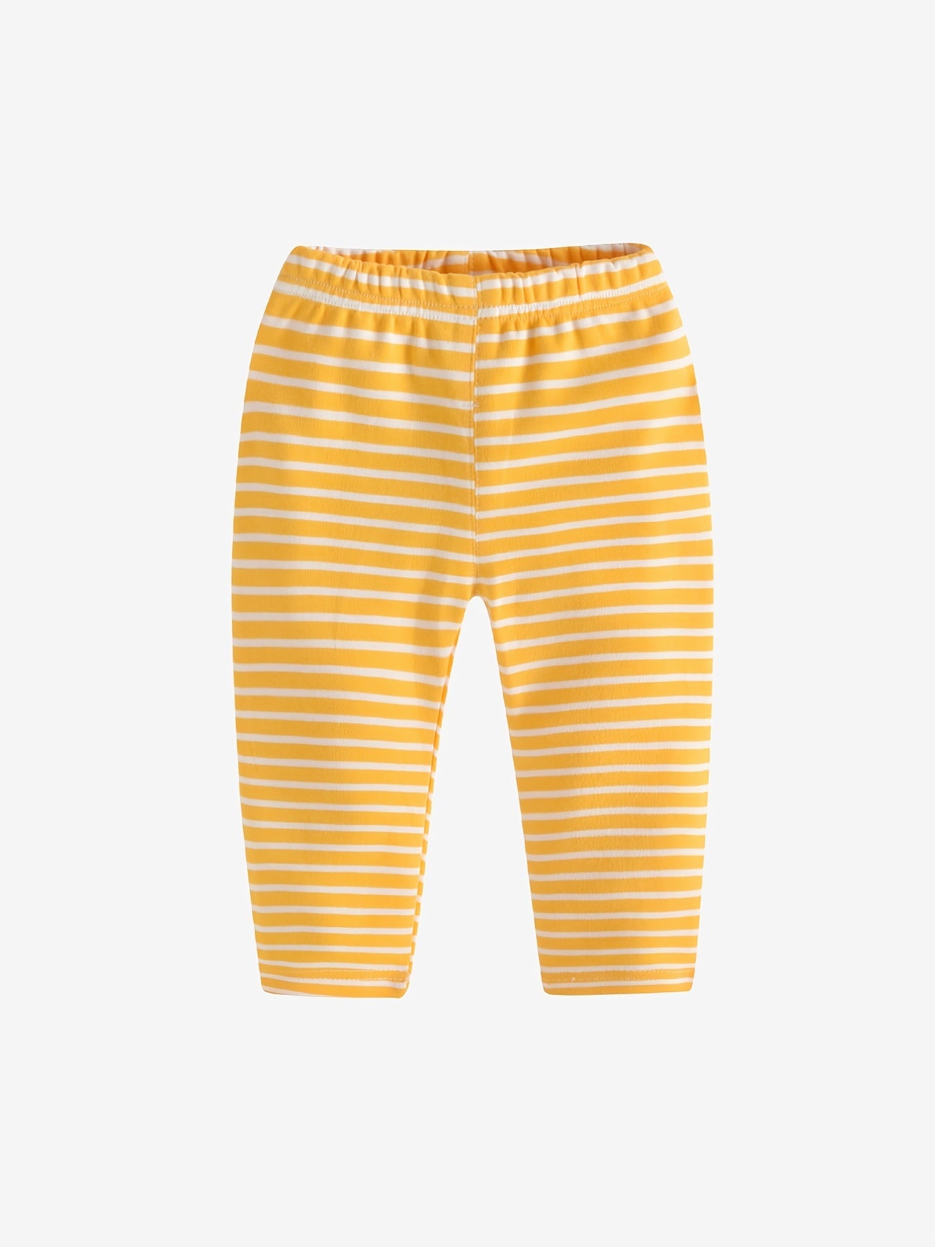 Girls Cotton Striped Pants Elastic Waist Kids Spring Summer Clothes