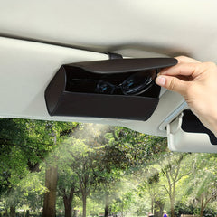 Car Glasses Box Sun Visor Storage Ticket Card Clip