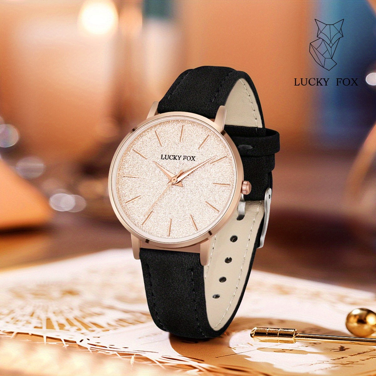 1pc Student Watch Pointer Alloy Round Wrist Watch
