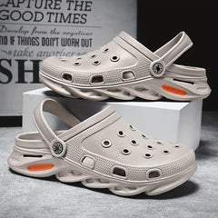 Men's Lightweight Hollow Out Clogs Summer Beach Sandals