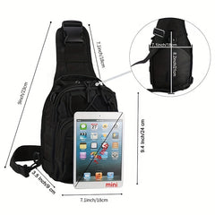 Outdoor Shoulder Bag Sling Backpack for Camping Hiking Travel